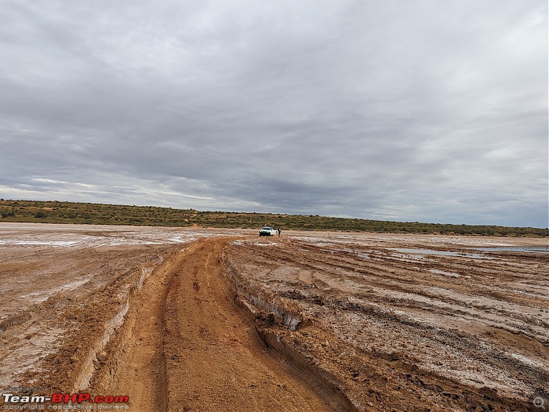 Crossing the Mighty Simpson Desert solo in a 4x4 | Mitsubishi Pajero Sport-05-claypan-upclose.jpg