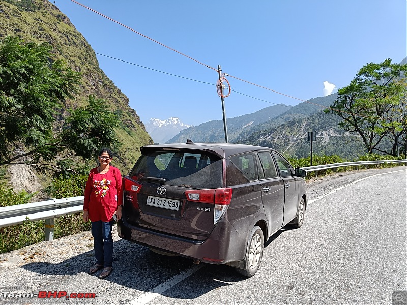 Serene Badrinath in a Toyota Innova Crysta-near-joshimut.jpg