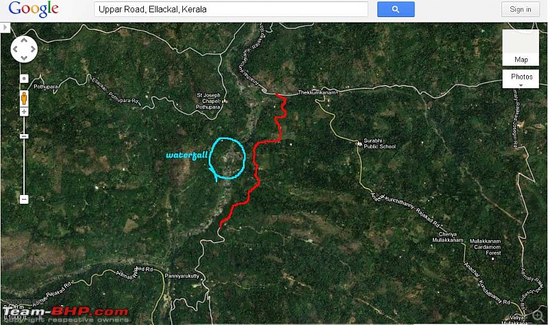 Civved : Kodaikanal, Munnar-waterfalllocation.jpg