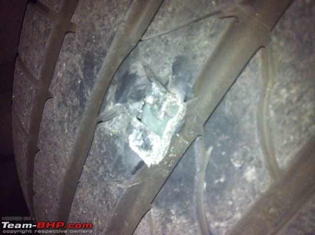 My BMW, upgraded to Michelin Pilot Super Sports! Imported from TireRack.com, USA-puncture.jpg