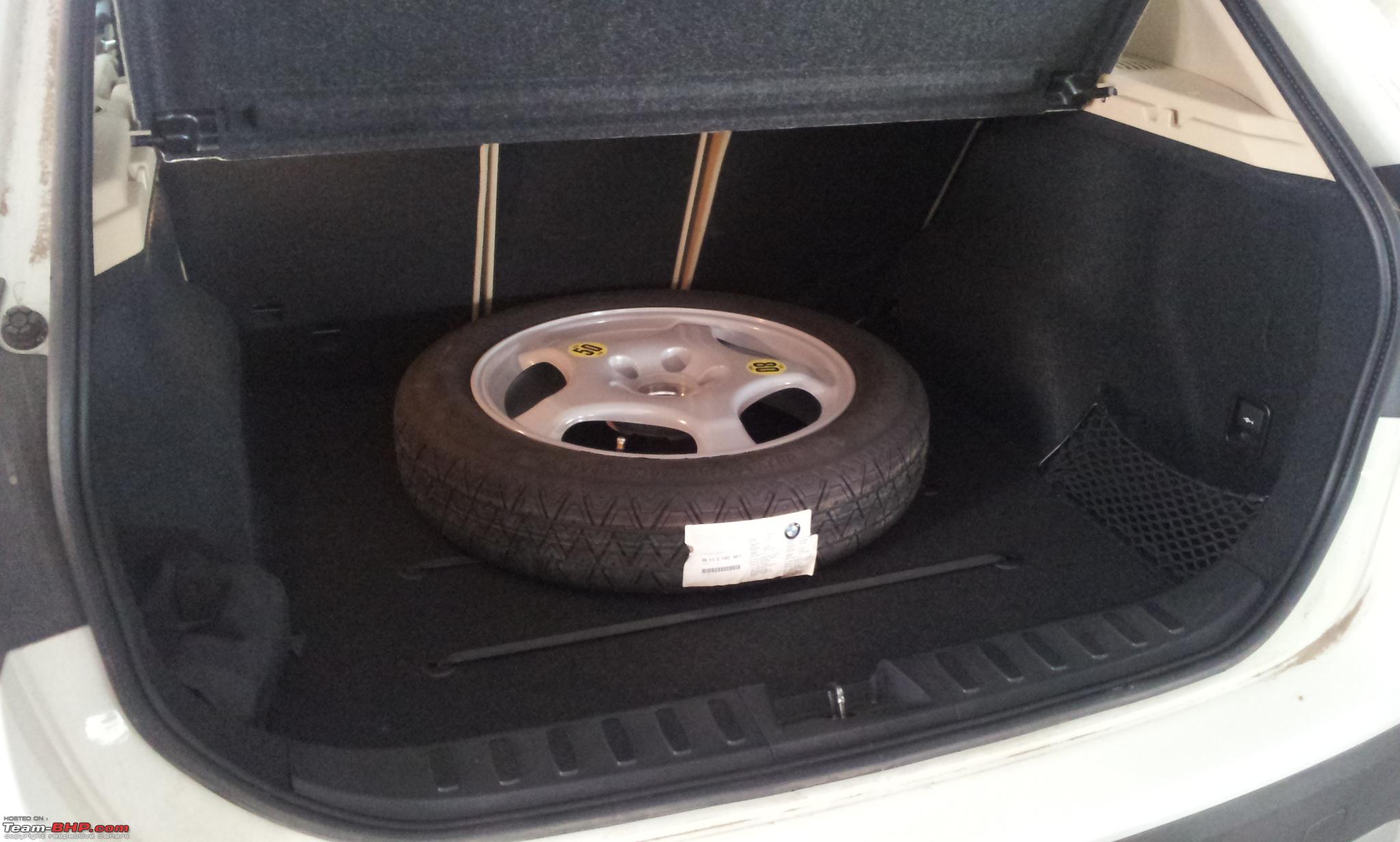 Space Saver Spare Tyre for the BMW X1 - Team-BHP