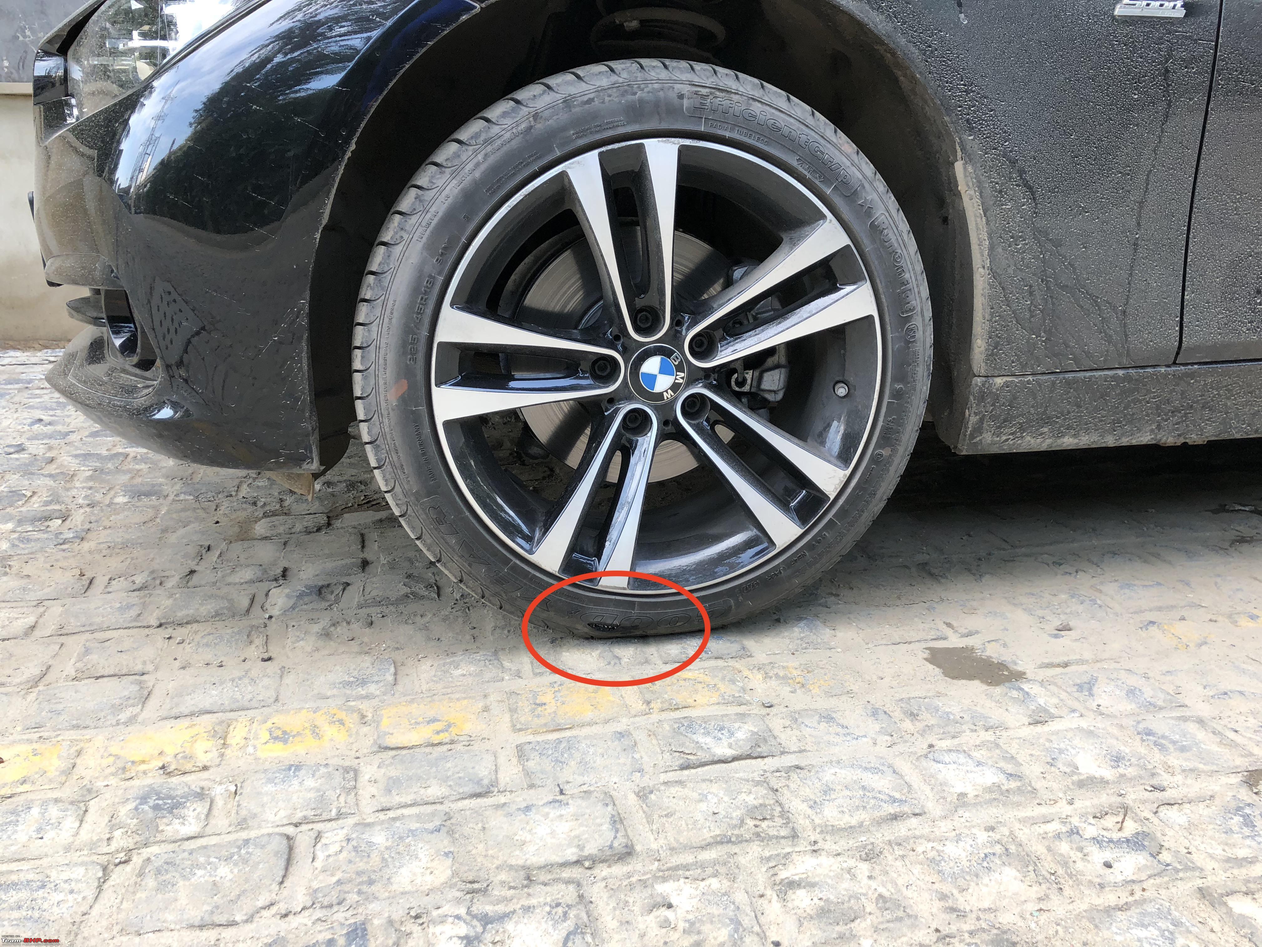 how is bmw handling affected changing from run flat to non run flat tires