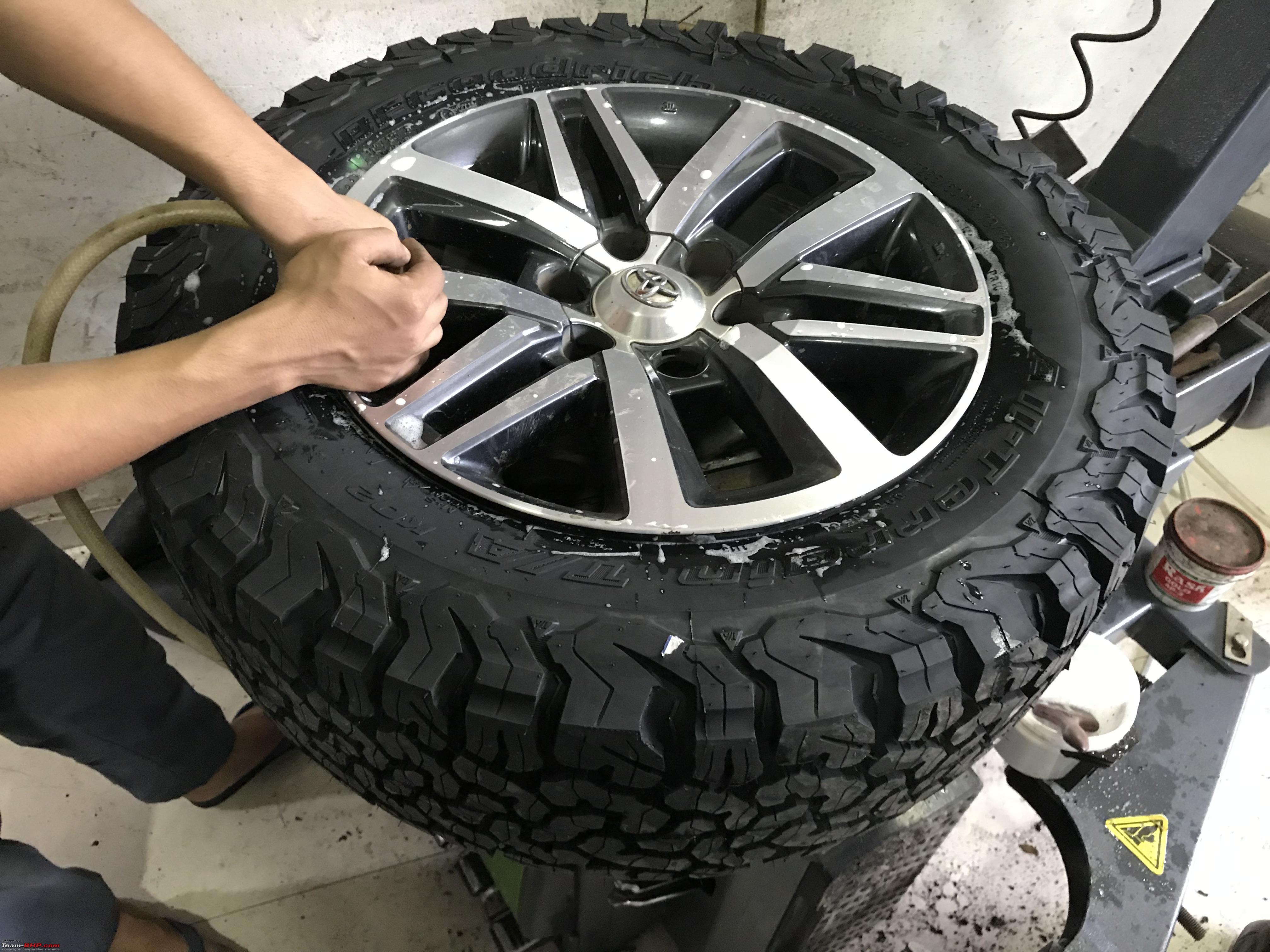 Review: BF Goodrich T/A KO2 tyre upgrade for my Toyota Fortuner - Team-BHP
