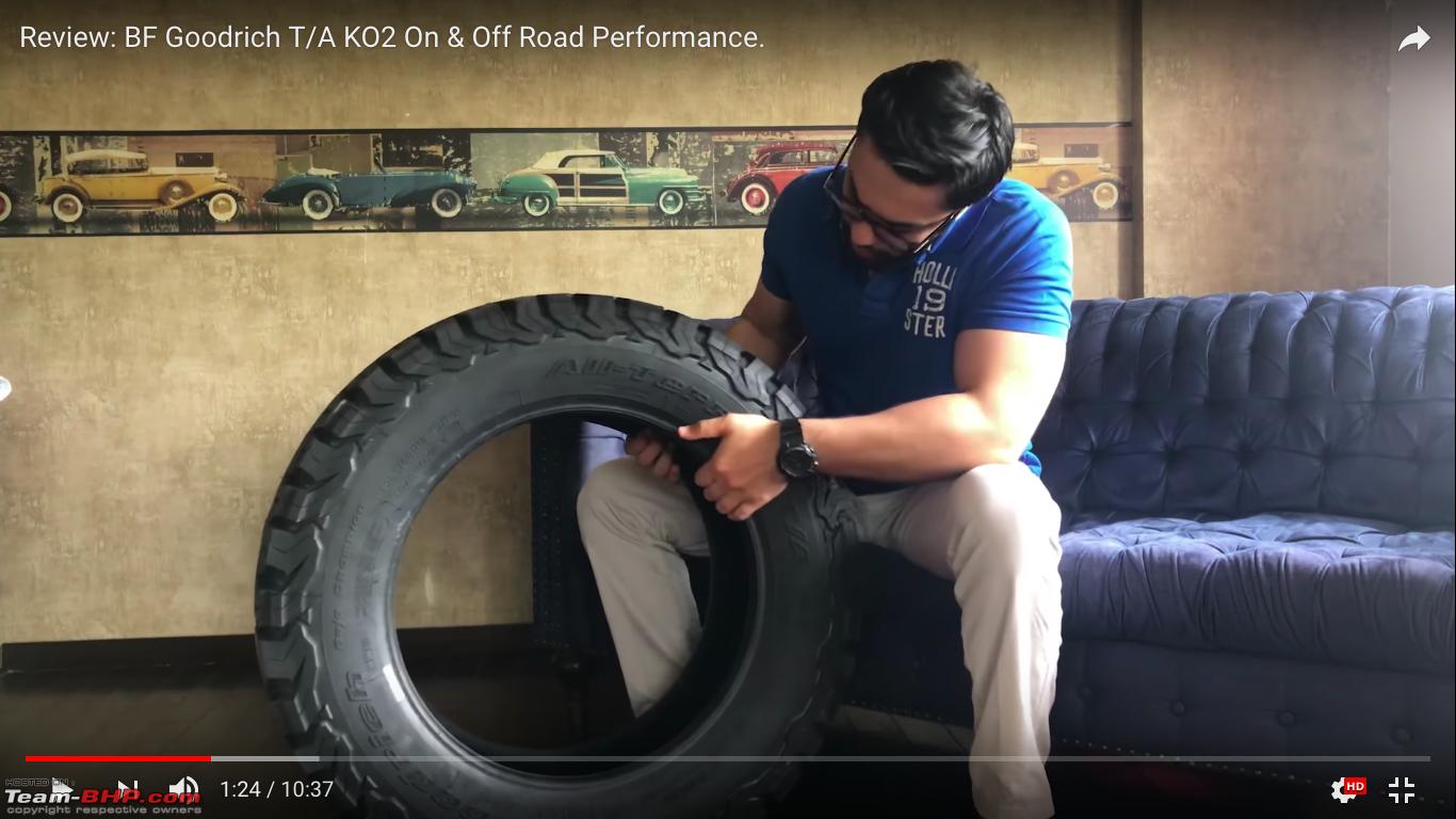 Review: BF Goodrich T/A KO2 tyre upgrade for my Toyota Fortuner - Team-BHP