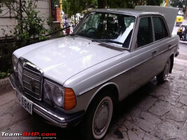 Vintage & Classic Mercedes Benz Cars in India-w123.jpg