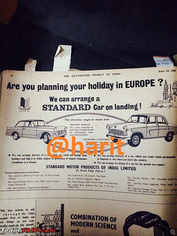 Standard cars in India-europe-ad.jpg