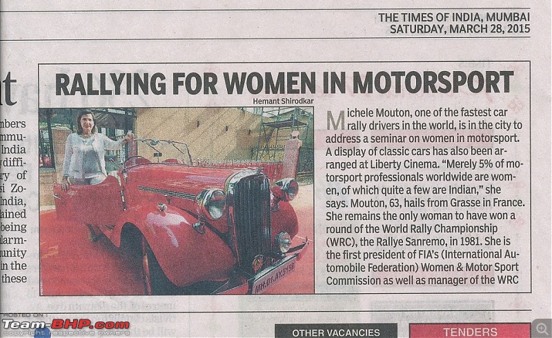 Mumbai: Vintage & Classic Car display & seminar. Liberty Cinema on 24th Jan, 2015-mm-toi-tbhp.jpg