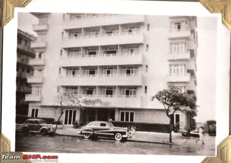 Nostalgic automotive pictures including our family's cars-ambassador-hotel-mumbai-1950.jpg