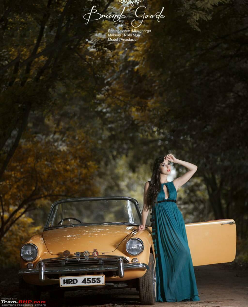 Free: Photo of Woman Standing Beside Green Volkswagen Beetle Posing -  nohat.cc