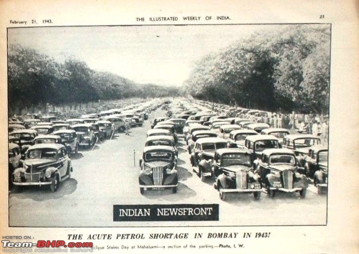 Nostalgic automotive pictures including our family's cars-petrol-shortage-bombay.jpg