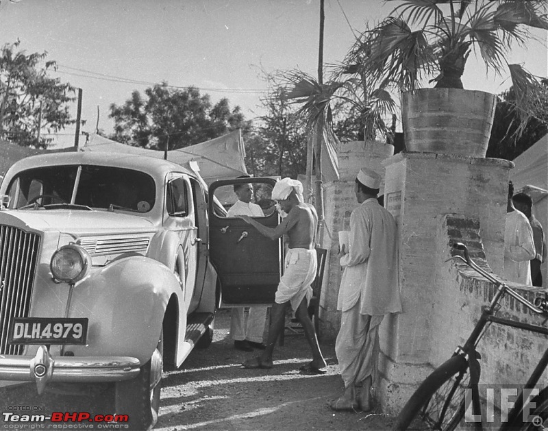 Nostalgic automotive pictures including our family's cars-birla-gandhi-packard.jpg