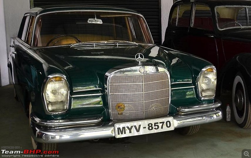 Vintage & Classic Mercedes Benz Cars in India-mercgreen220a.jpg