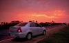 A magnificient and colorful dusk greeting my Etios.