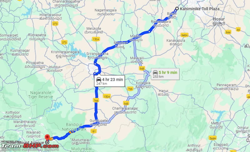 bangalore to kerala road trip itinerary