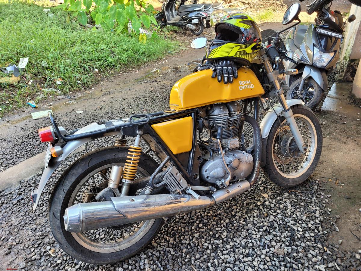 My 7-year-old Royal Enfield Continental GT 535: Seat upgrade | Team-BHP