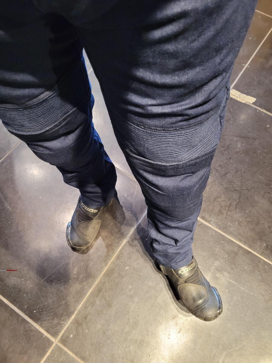 Tried the Royal Enfield Carapace riding jeans, will be buying them soon |  Team-BHP