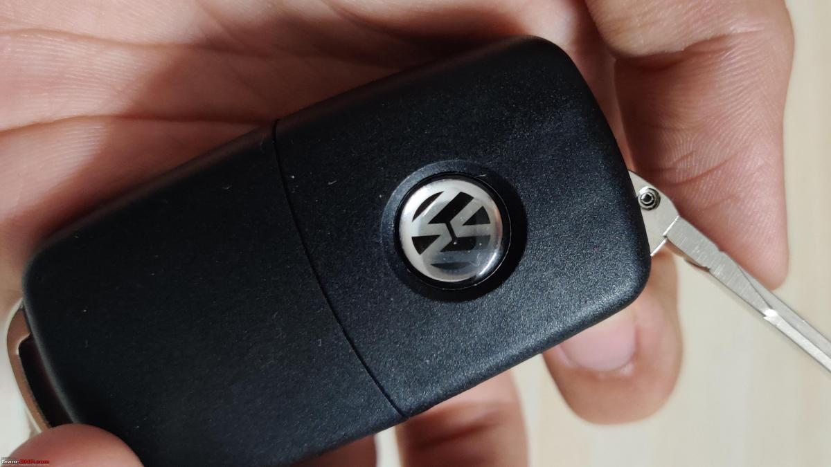 Fixing the broken key of my VW Polo at home | Team-BHP