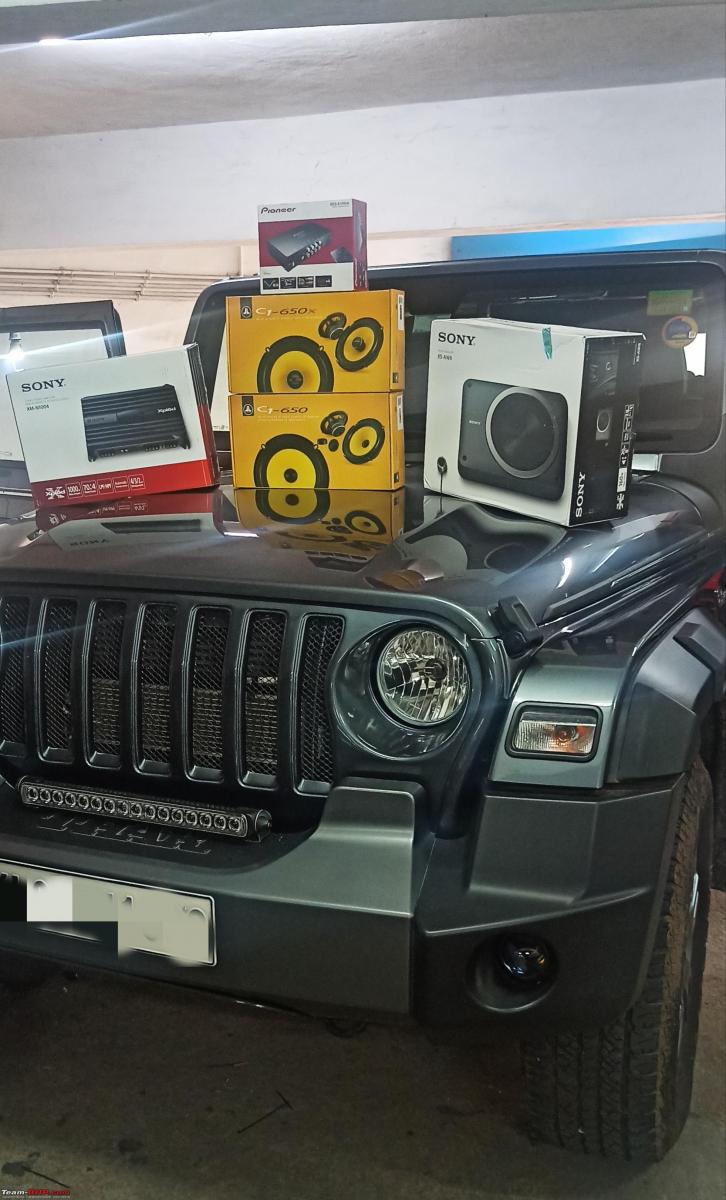 mahindra thar speakers