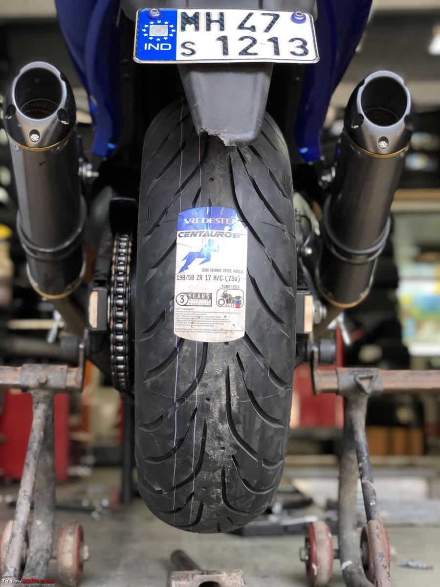 Replacing my Suzuki Hayabusa tyres after 5 years & 10,000 km | Team-BHP
