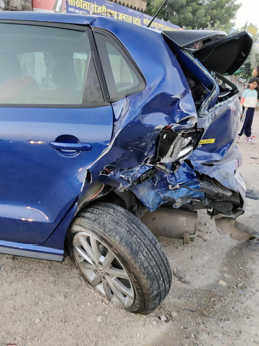 My Volkswagen Polo gets rear-ended by a Tata Safari | Team-BHP