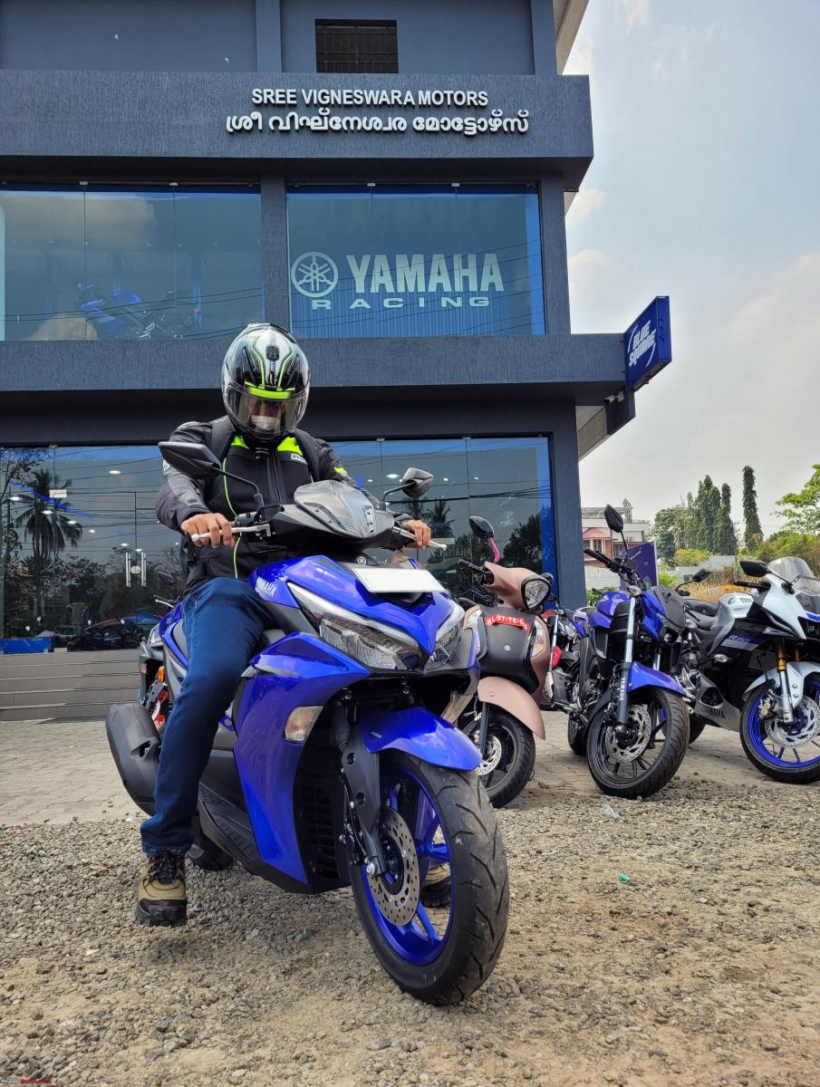 Yamaha selling Aerox 155 via Blue Square only: Bad for customers? | Team-BHP