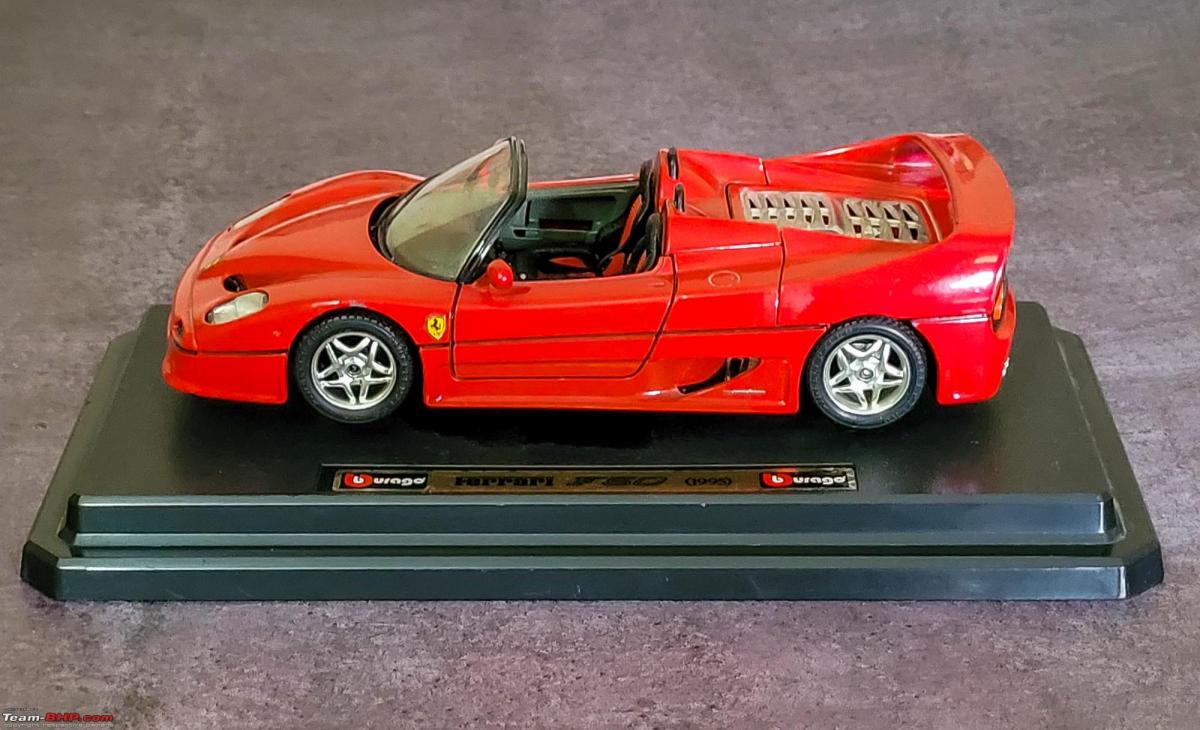 Pics: More than 2 decade-old scale model of the 1995 Ferrari F50 | Team-BHP