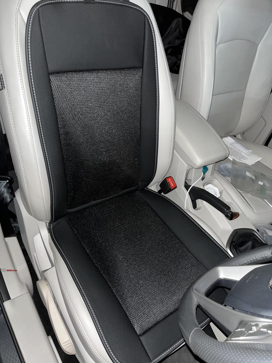 Installed ventilated seat cover on my XUV300: Impressions post 1000 km |  Team-BHP