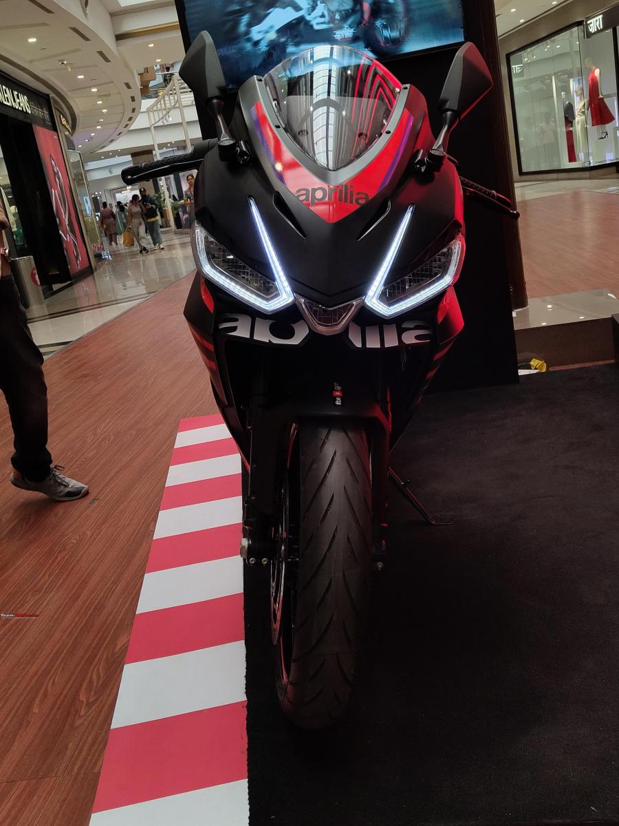 Checked out the Aprilia RS457 at a mall: 4 minute details I observed ...