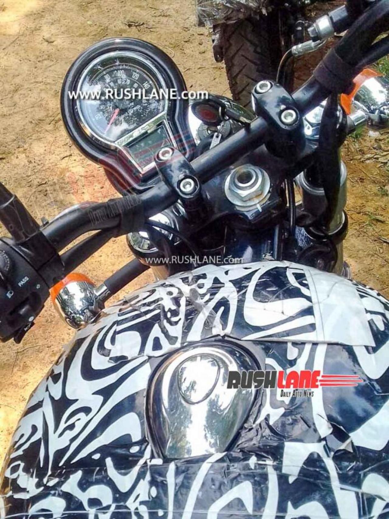Royal Enfield Hunter Spied Up Close Team Bhp