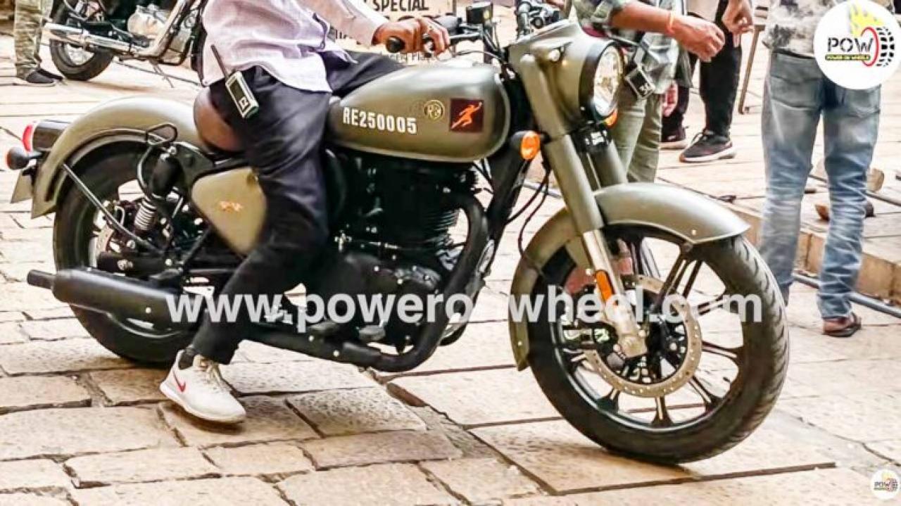 2021 Royal Enfield Classic 350 Signals Edition spied Team BHP