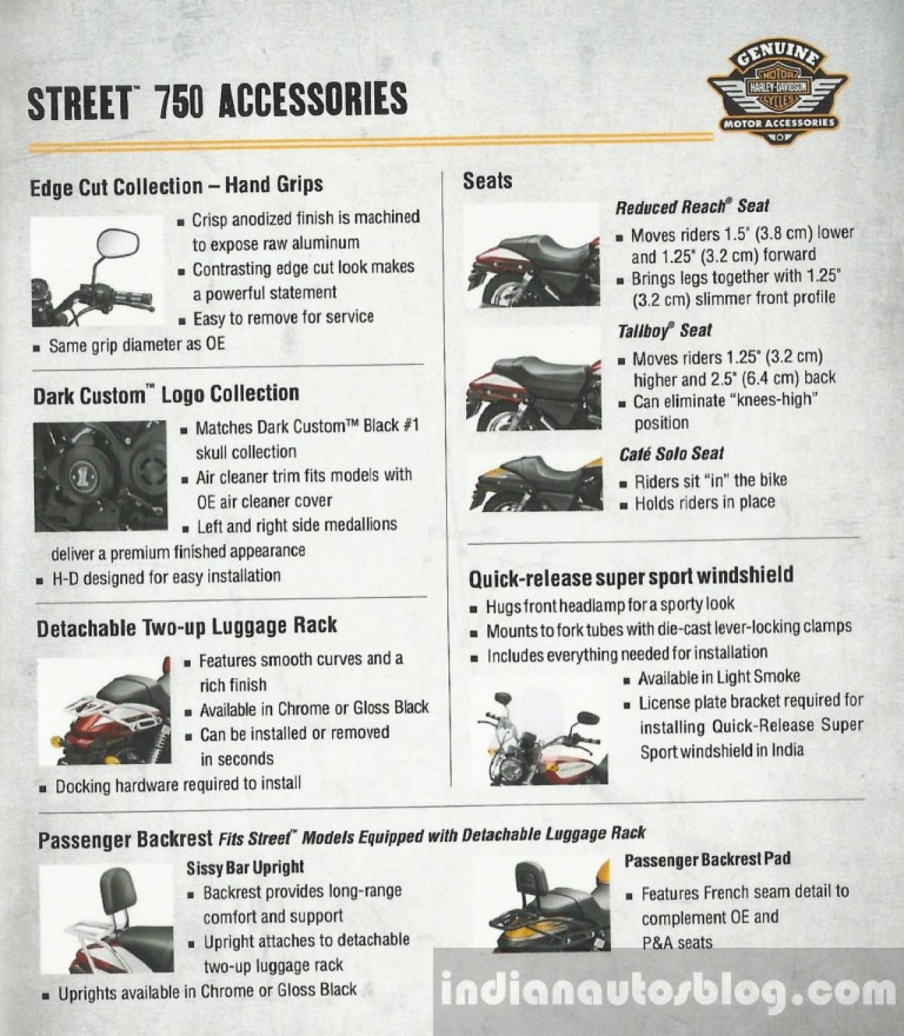 harley accessories india