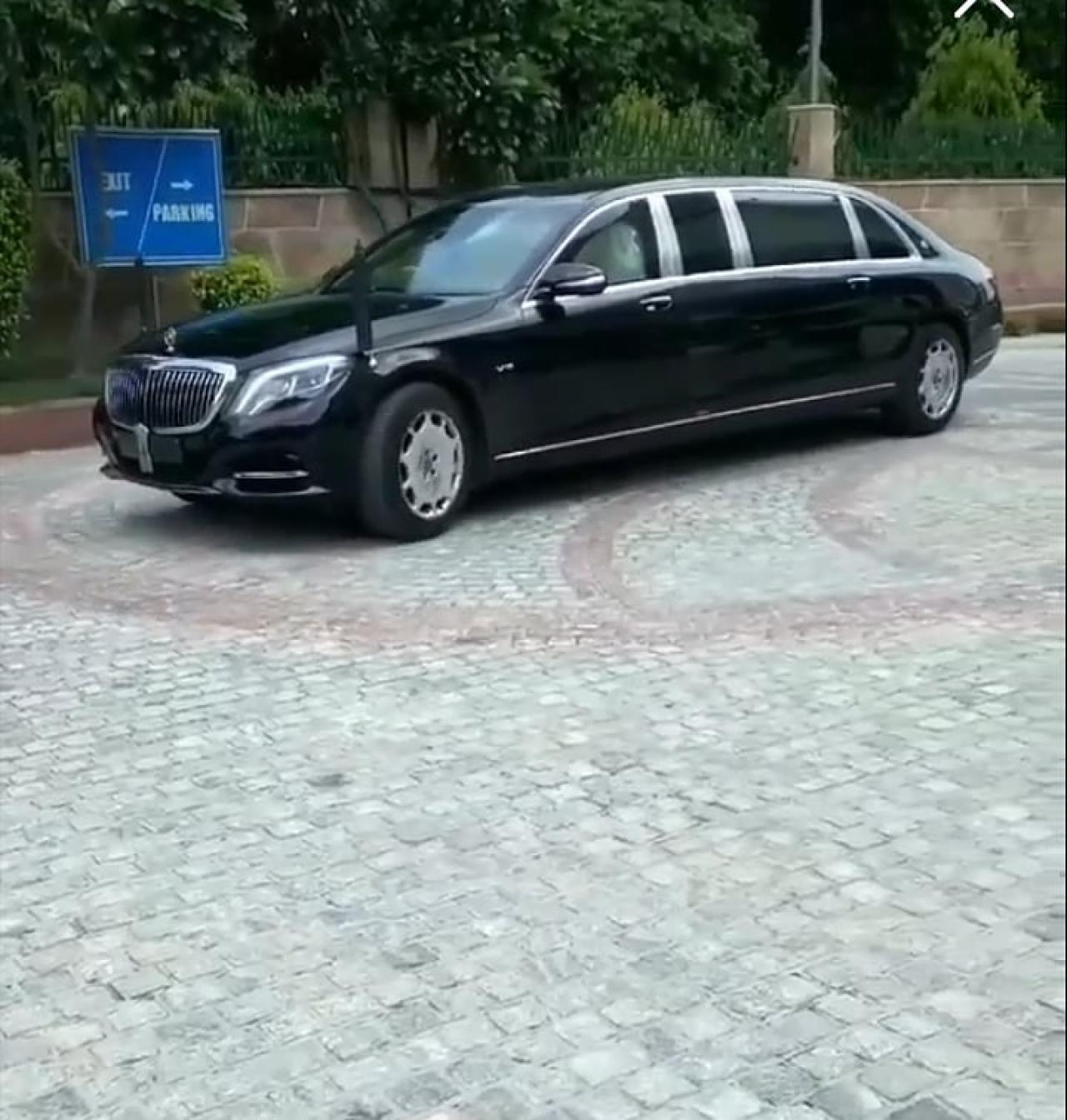 Indian president gets a W222 Mercedes S600 Pullman Guard | Team-BHP