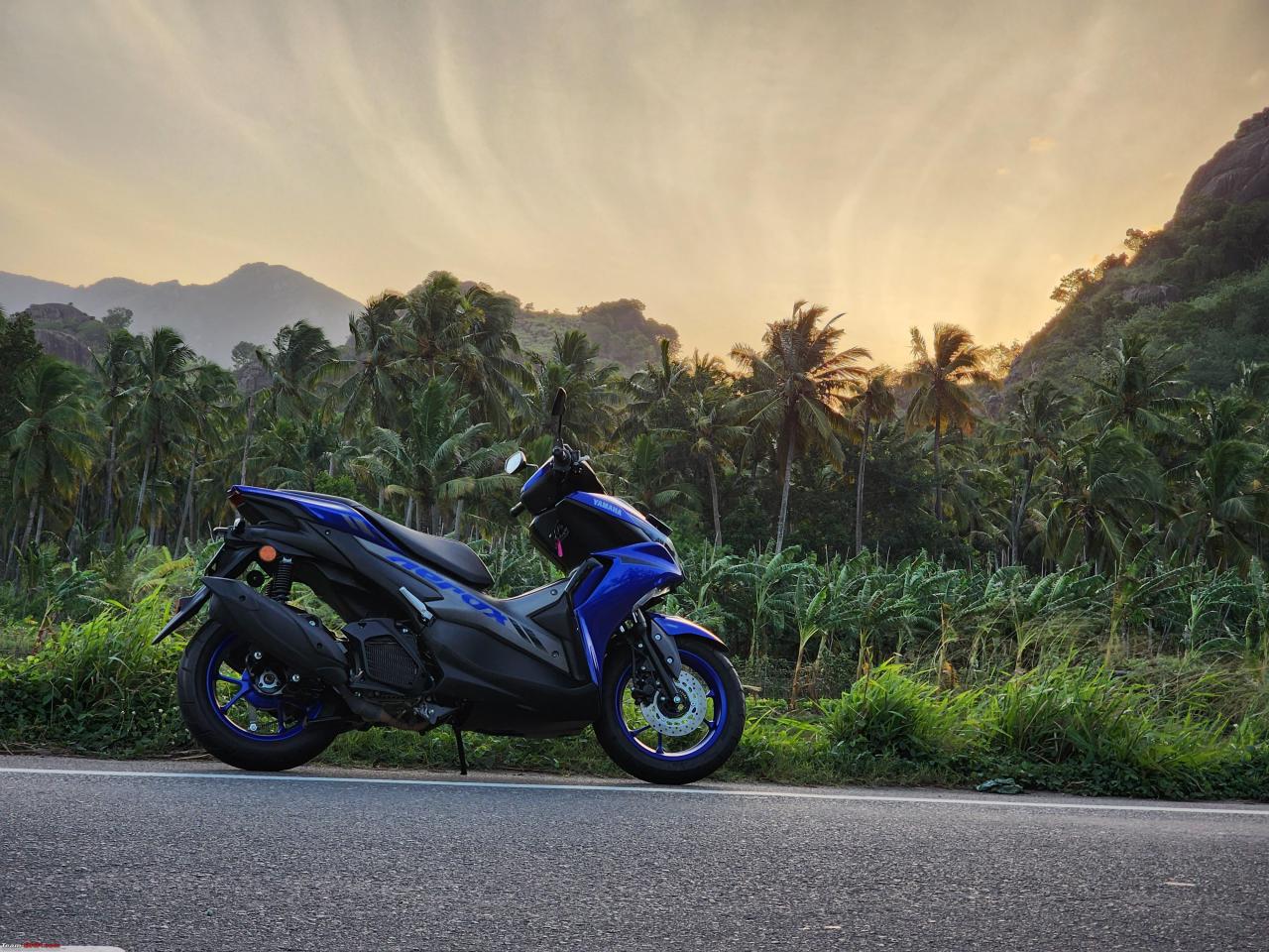 Yamaha's Aerox 155 Sporty Scooter Gets Traction Control