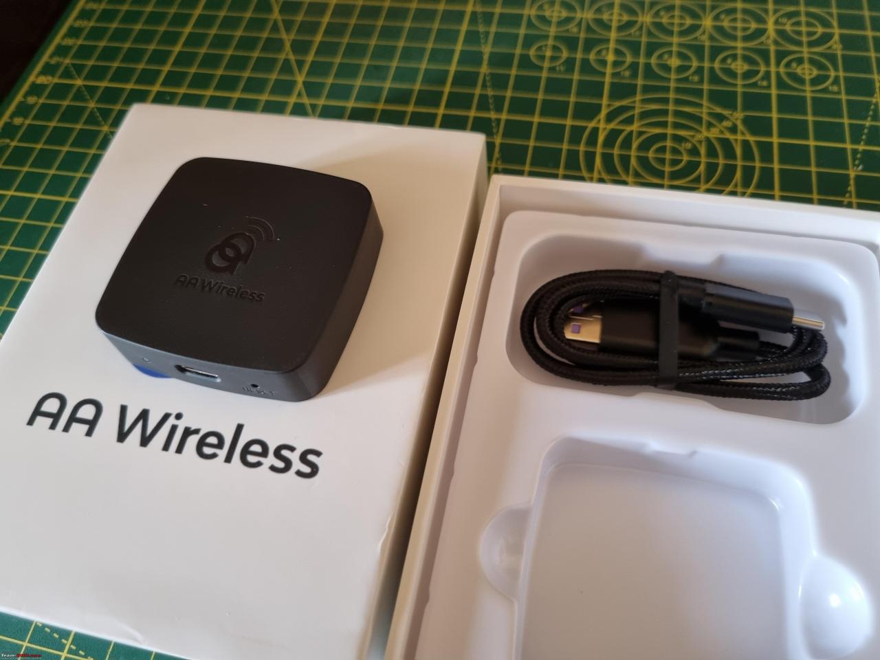 AAWireless 2024 - Wireless Android Auto Dongle - Connects