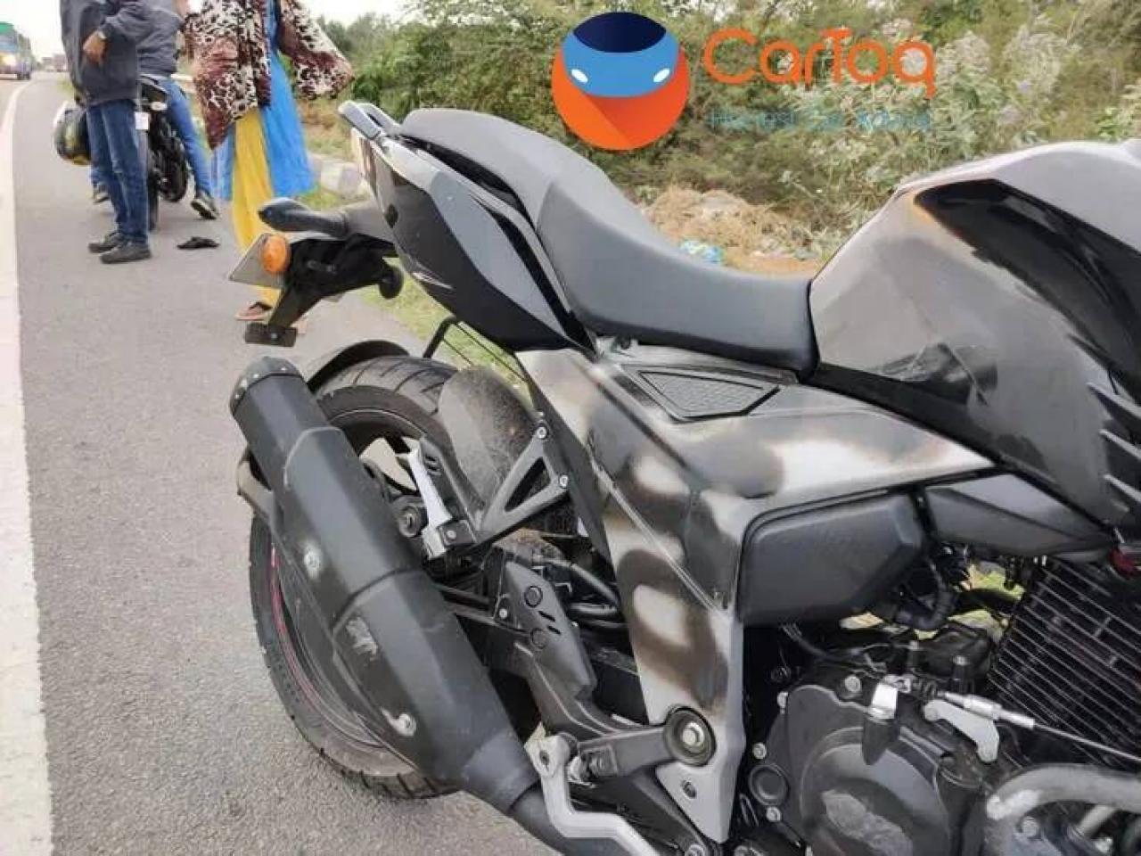 More Images Tvs Apache Rtr 160 4v Spied Team Bhp