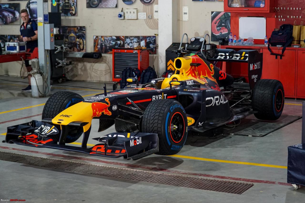 A close look at the RB7 F1 car from Red Bull's show-run in Mumbai | Team-BHP
