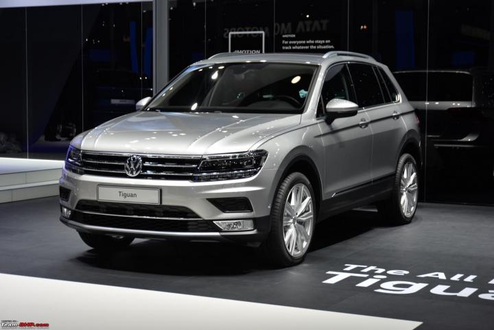 2016 Volkswagen Tiguan imported into India for testing 
