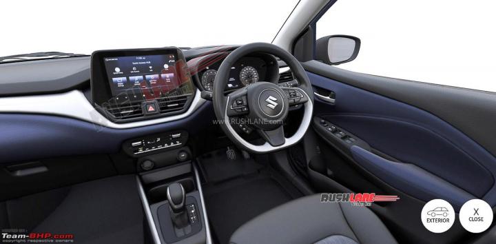 2022 Maruti Baleno interior images leaked 