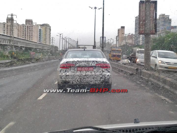 Team-BHP Scoop: 2014 Audi A8 spotted in India 