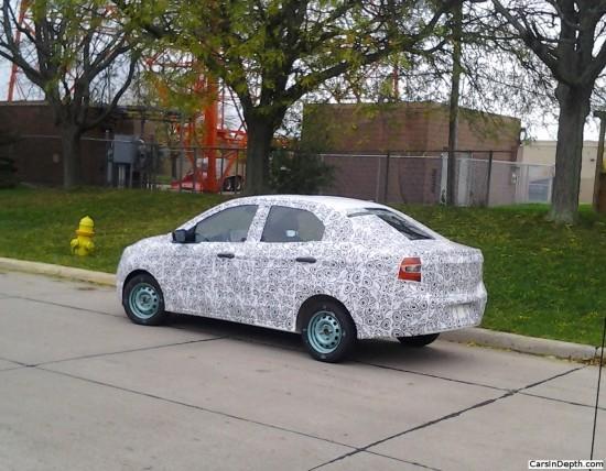 Next-gen Ford Figo compact sedan spotted testing? 