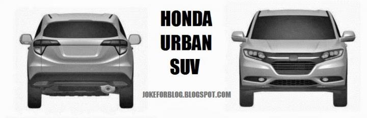 2014 Honda Urban SUV patent images leak 