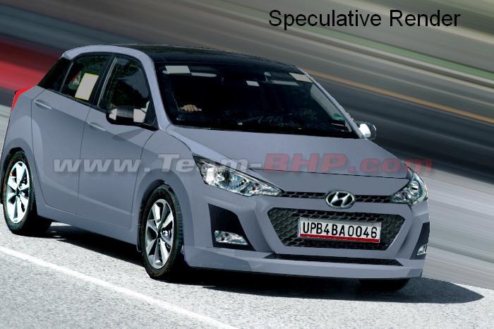 Team-BHP renders the 2014 i20 hatchback 