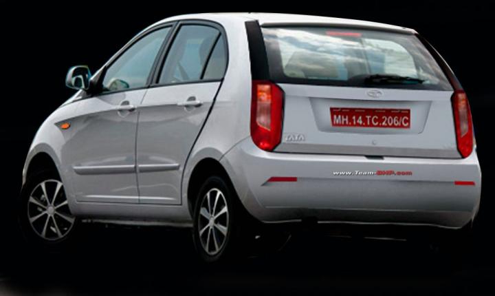 Team-BHP renders the 2014 Tata Indica Vista's rear 