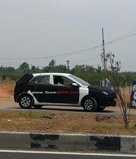 Spotted in India: Next generation 2014 Hyundai i20 hatchback 