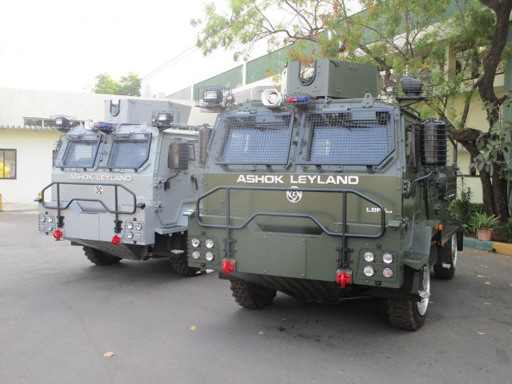 Ashok Leyland builds Light Bullet Proof Vehicle for Air Force 