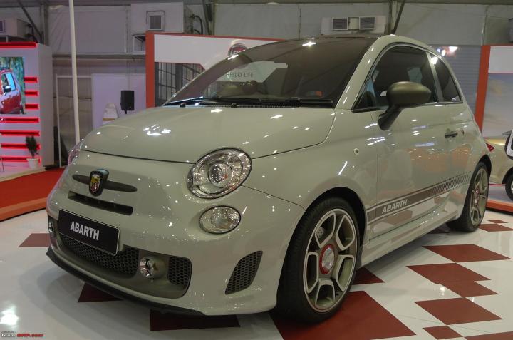 Fiat displays Abarth 595 Competizione in India at APS 2014