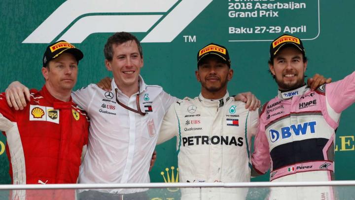 Lewis Hamilton wins the 2018 Azerbaijan GP 