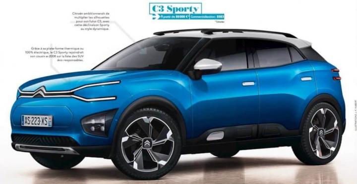 Citroen C3 Sporty could be the sub-4 meter SUV for India 
