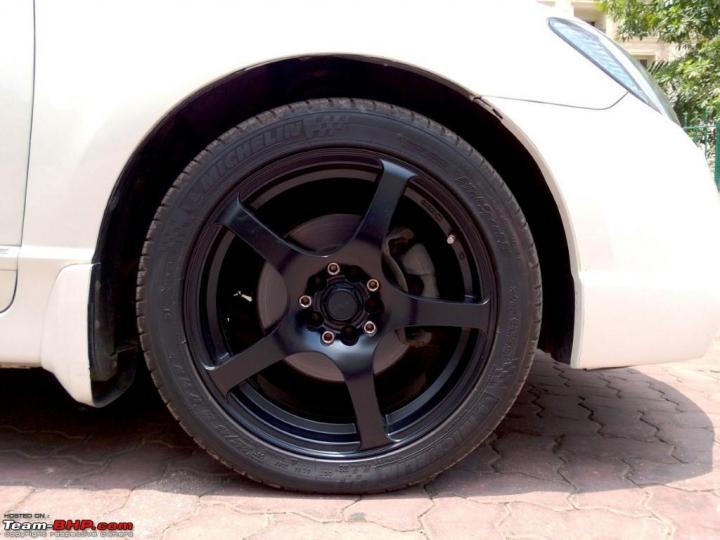 Planning to get my car's alloy wheels painted black 