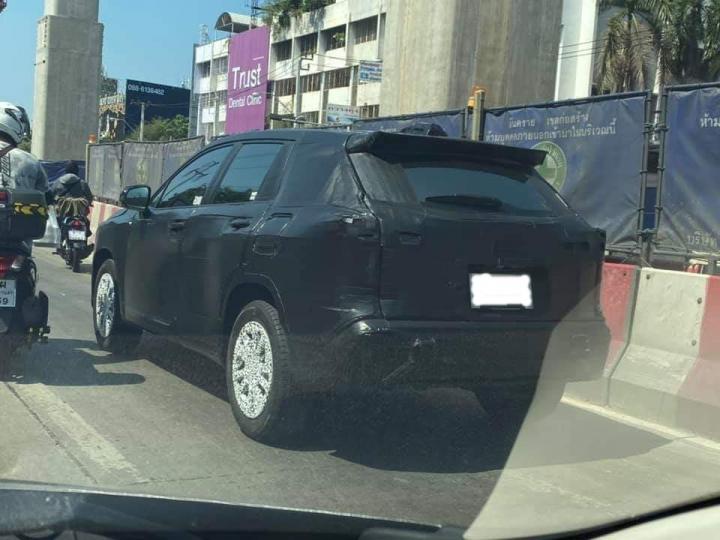 Toyota Corolla Cross SUV spied 
